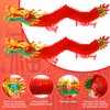 28 Pcs Chinese New Year Decorations Chinese Dragon Garland Red