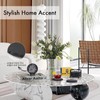 Slate Drink Coasters with Metal Holder, GOH DODD Set of