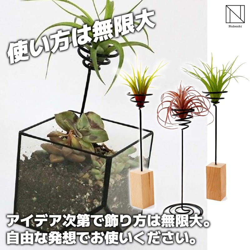NABESHI Air Plant Folder, Air Plants, Stand, Air Plants, House