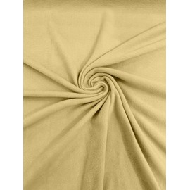 Backdrop King Inc, Solid Polar Fleece Fabric Sold by The Yard 60" Wide | Antipilling 245GSM | Medium Soft Weight | Blanket Supply, DIY, Decor, Baby Blanket (Banana, 3 Yards)