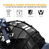 WeddHuis Motorcycle Luggage Net Bicycle Net with 4 Hooks Polyester