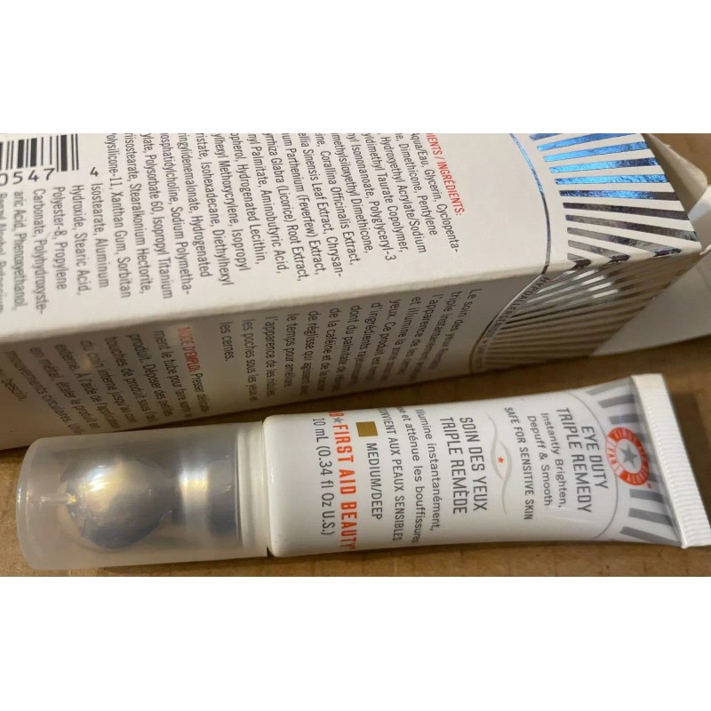 First Aid Beauty FAB Eye Duty Triple Remedy 10mL 0.34