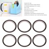 6pcs Heat Resistant Tape Residue Free Polyimide Sublimation Thermal Tape