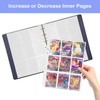 Moocuca 15 Pages Trading Card Sleeves, 270 Pockets Trading Cards,