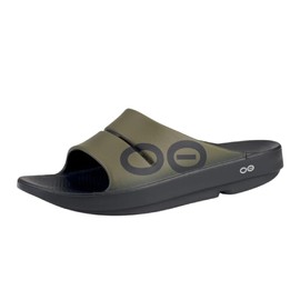 OOFOS OOahh Sport Recovery Slide, Tactical Green - Women’s Size 15, Men’s Size 13