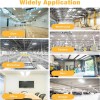 WYZM LED Linear High Bay Light 2FT, 100W 16000LM Adjustable
