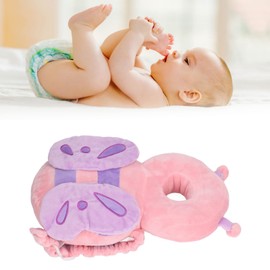 banapoy Baby Head Guard Backpack, PP Cotton Filling Toddler Fall Protection Pillow with Adjustable Strap for Baby Walking Crawling, Cute Baby Head Protection Pillow, Reduces the