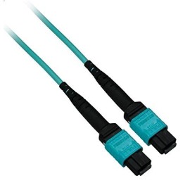 RiteAV MPO 40Gb 50/125 OM4 Multimode Fiber Optic Cable 8 Fiber-1M Female-Female Type A
