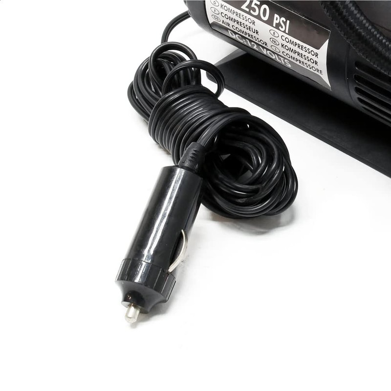 Wiltec Mini Compressor 12V/17Bar (250 PSI) Portable Air Compressor Electric