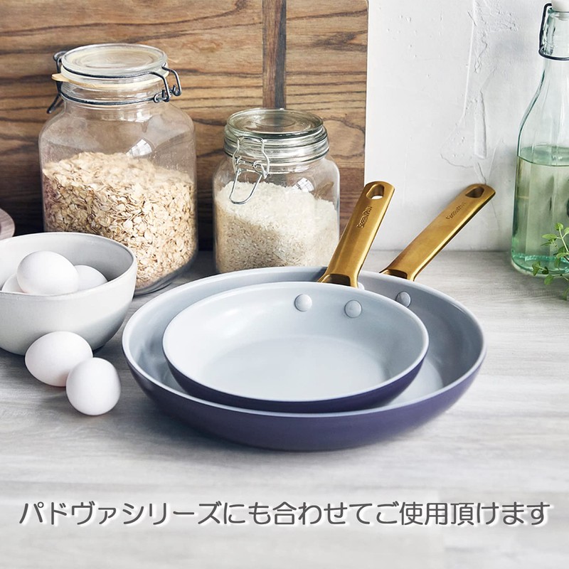 Greenpan Glass Lid, 7.9 inches (20 cm), Stainless Steel, Gold