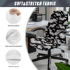 Fiqyvagox Bat Gray Black Comfy Computer Office Chair Cover Scratch