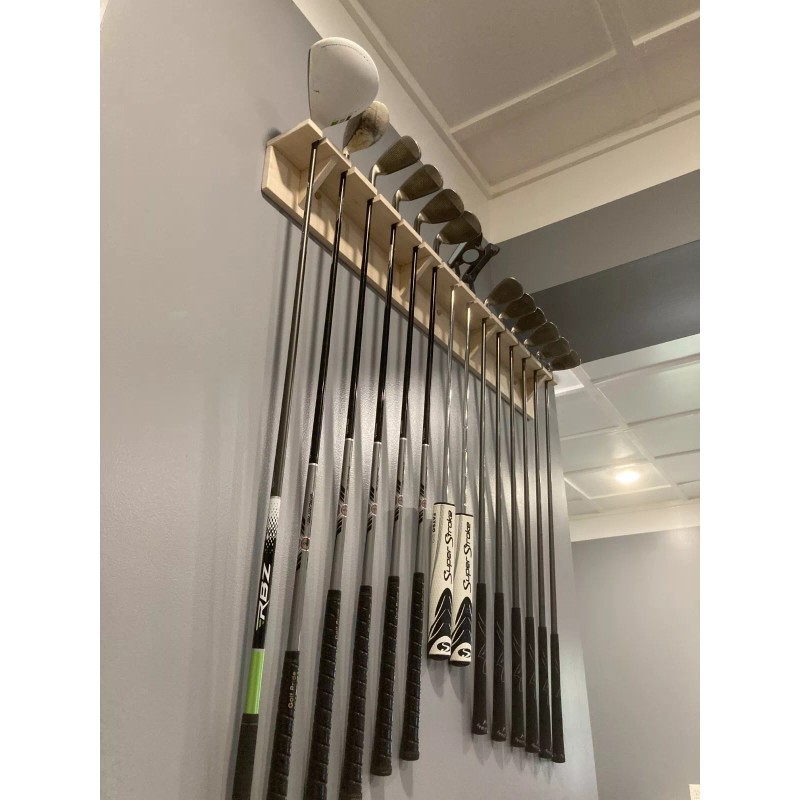 Horne Golf Golf Club Wall Mounted Display Rack Shelf 14