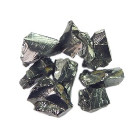 Myhealingworld Natural Free Size Rough Shungite Stones For Chakra Balancing and Jewelry Making. (10 grams approx)