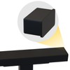 Dawn Railing 1 Pack Handrail End Cap 1"x2" Aluminum Alloy
