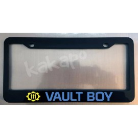 Unbranded Vault Boy Black License Plate Frame Fallout Fans