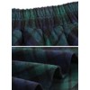 Ylingjun Long Plaid Wool Skirt for Womens Winter Fall High