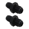 Zafina-UP 2Pcs 6AN Male Flare to 1/2 x 20 Inverted