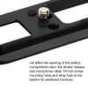 Metal Quick Release L plate Vertical Hand Grip Holder for