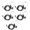 2.5mm Acoustic Tube Earpiece Single Pin PTT Button Walkie Talkie