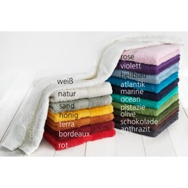 Cotonea Organic Cotton Hand Towels Atlantic Guest Towel 30 x 50 cm