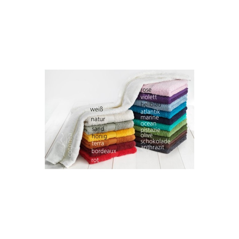Cotonea Organic Cotton Hand Towels Atlantic Guest Towel 30 x