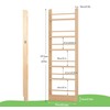 DINFOX 6 Tier Behind The Door Bookshelf, Kids Bookcase Rack
