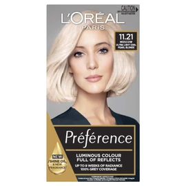 L'Oréal Paris Préférence Permanent Hair Colour - 11.21 Moscow Ultra Light Cool Pearl Blonde