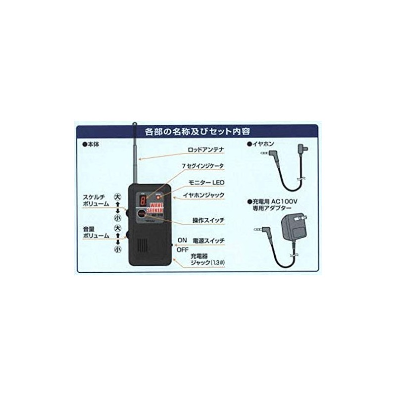 Small Buzzing Radio Detector Wave Seeker