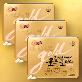 Korea Eundan Vitamin C Gold Plus 240 tablets x 3 boxes, 24-month supply large capacity / 고려은단 비타민C 골드 플러스 240정 x 3박스 24개월분 대용량