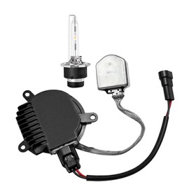 Niyako Xenon HID Ballast Headlight Control Unit with D2S Bulb & Igniter Module Replacement# 28474-89904 28474-8991A Fit 2003-2014 Infiniti 370Z 350Z Altima Murano