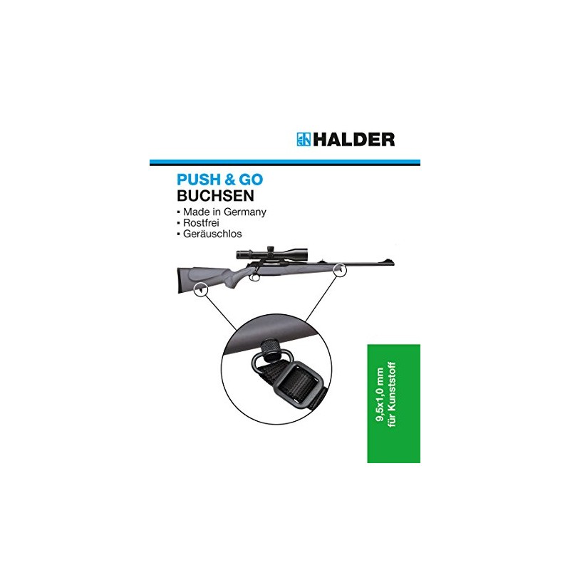 HALDER Unisex Push And Go Strap Hanger Set, Matte Black,
