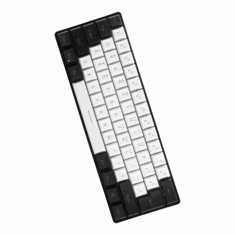 Gaming Keyboard USB 61 Keys RGB Backlit Ergonomic Contrast Color