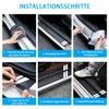 FT FUNTOR 9 x carbon fibre patterned car door sill