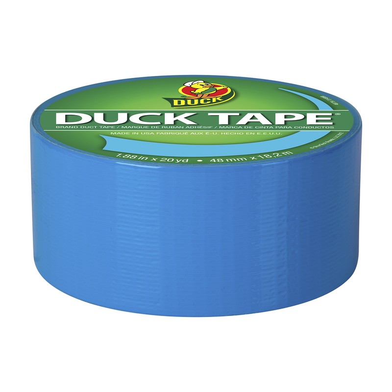 Duck Brand 1311000 Color Duct Tape, Electric Blue, 1.88 Inches
