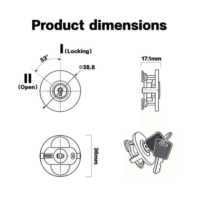 Set of 2 Lockable Socket Locks, Child Safety and Anti-Theft
