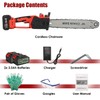 iMounTEK Electric Cordless Chainsaw 16Inch Powerful Chain saw With 2Pcs