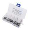 Akozon Retaining Ring Set, E Clip Replacement Set, 120 Pieces,