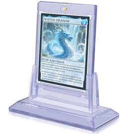 Portatarjetas magnéticas para tarjetas de intercambio, 35 unidades, acrílico para tarjetas de béisbol, para tarjetas deportivas, TCG MTG, protectores 