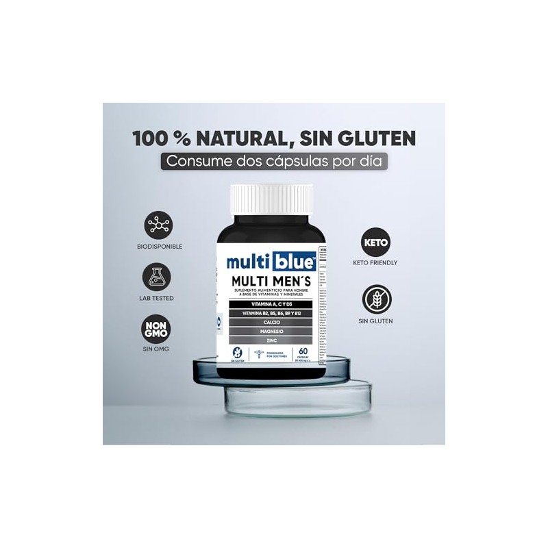 Vitaminas para Hombre Multi Men - 60 Cpsulas de 600mg