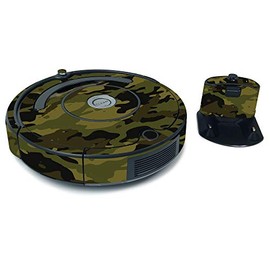 MightySkins Skin for iRobot Roomba 675 Max Coverage - Green Camouflage | Protective, Durable, and Unique Vinyl Decal wrap cover | Easy to Apply, Remove, and Change Styles | Made in The USA
