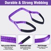 2 Pack 1" x3.3Ft Lifting Sling Straps, 2-Ply Heavy Duty