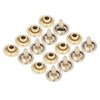 500set Metal Studs Rivets 8mm DIY Iron Double Flat Uniform