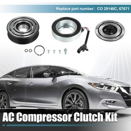 X AUTOHAUX AC Compressor Clutch Replace CO 29148C for Infiniti JX35 2013 for Nissan Quest Maxima Murano A/C Clutch Repair Assembly
