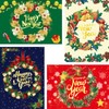 Wreath New Year Cards