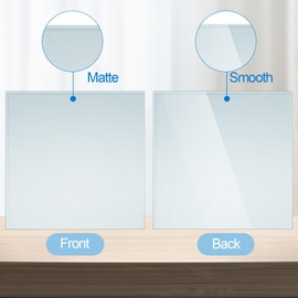 Nuanchu 12 Inch Tempered Frosted Glass Paint Muller Slab Mineral Pigment Grinding Plate for DIY Oil Painting Watercolor Oil Acrylic Painting