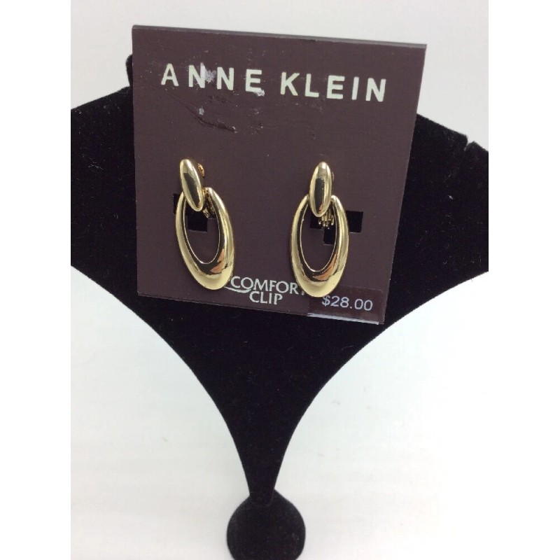 Anne Klein $28 Anne Klein gold tone clip on stud