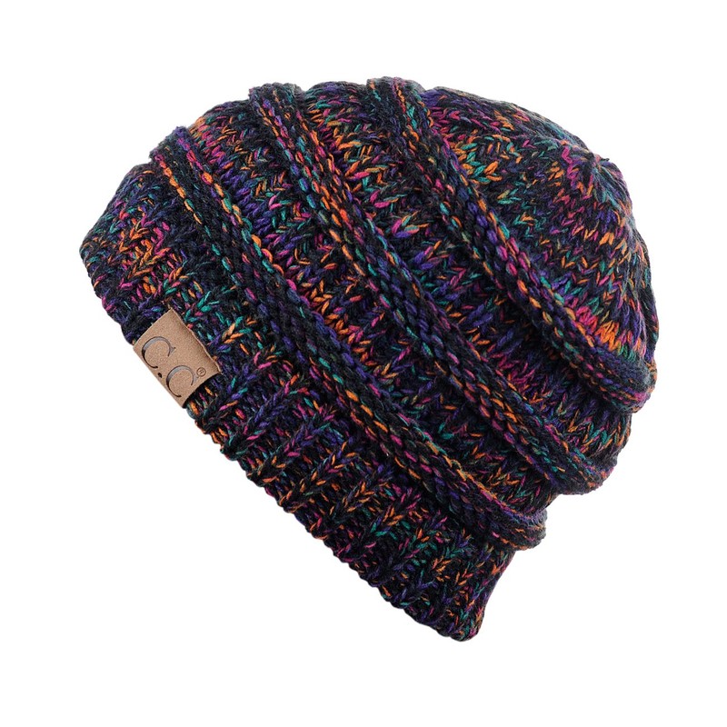 C.C Trendy Warm Chunky Soft Stretch Cable Knit Beanie Skully,