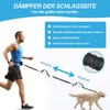 Dog Jogging Lead with Waist Belt - Free Handle Lead