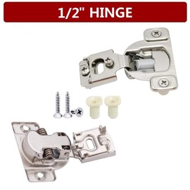 STIANC Face Frame Soft Close 105° Compact Kitchen Cabinet Hinge (1/2" Overlay, 10 Pack)