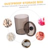 Baluue Bathroom Organizer Set 4 Cotton Swab Containers with Lids